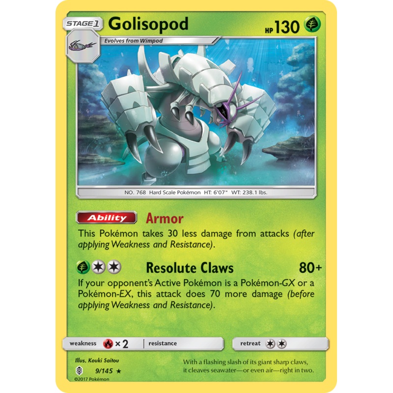 Golisopod (9/145) [Sun & Moon: Guardians Rising]