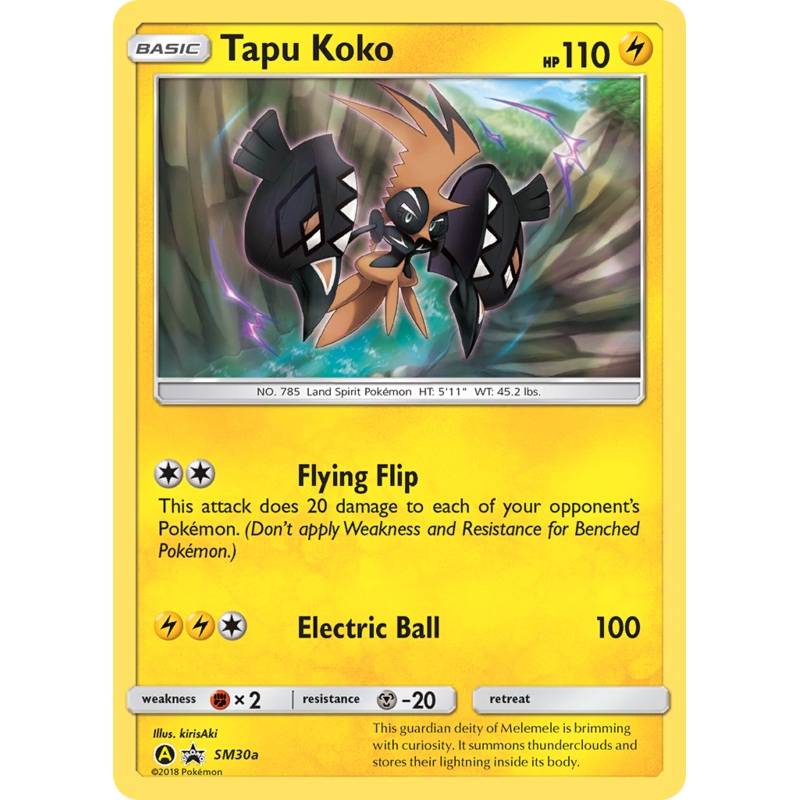 Tapu Koko (SM30a) [Sun & Moon: Black Star Promos]