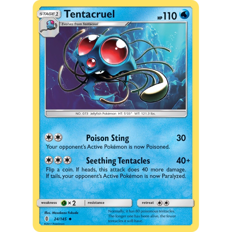 Tentacruel (24/145) [Sun & Moon: Guardians Rising]