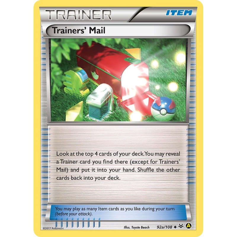 Trainers' Mail (92a/108) [Alternate Art Promos]