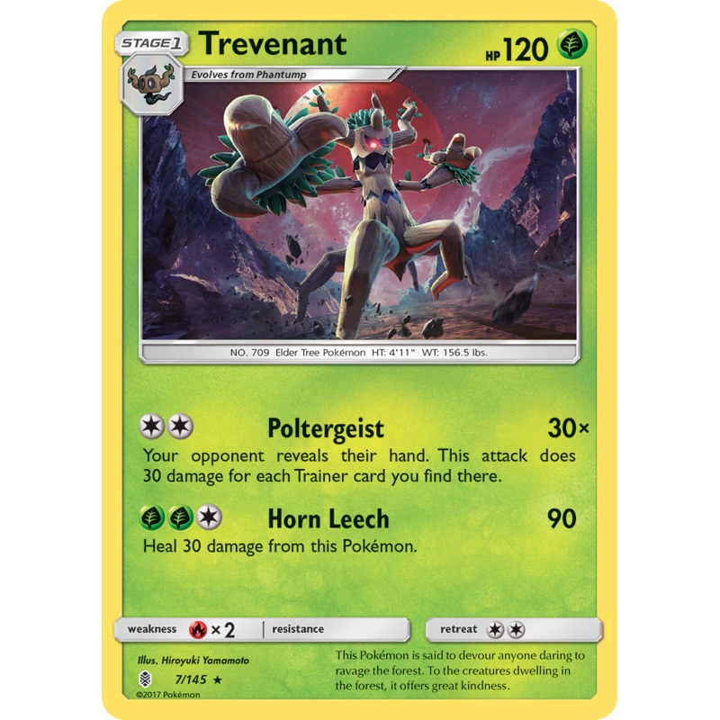 Trevenant (7/145) [Sun & Moon: Guardians Rising]