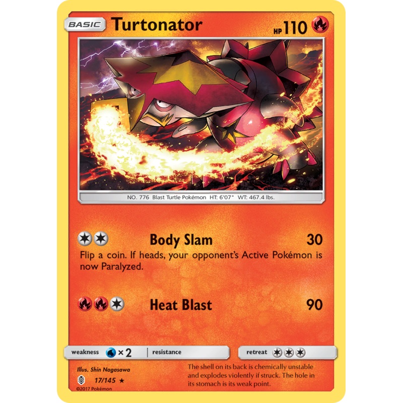 Turtonator (17/145) [Sun & Moon: Guardians Rising]