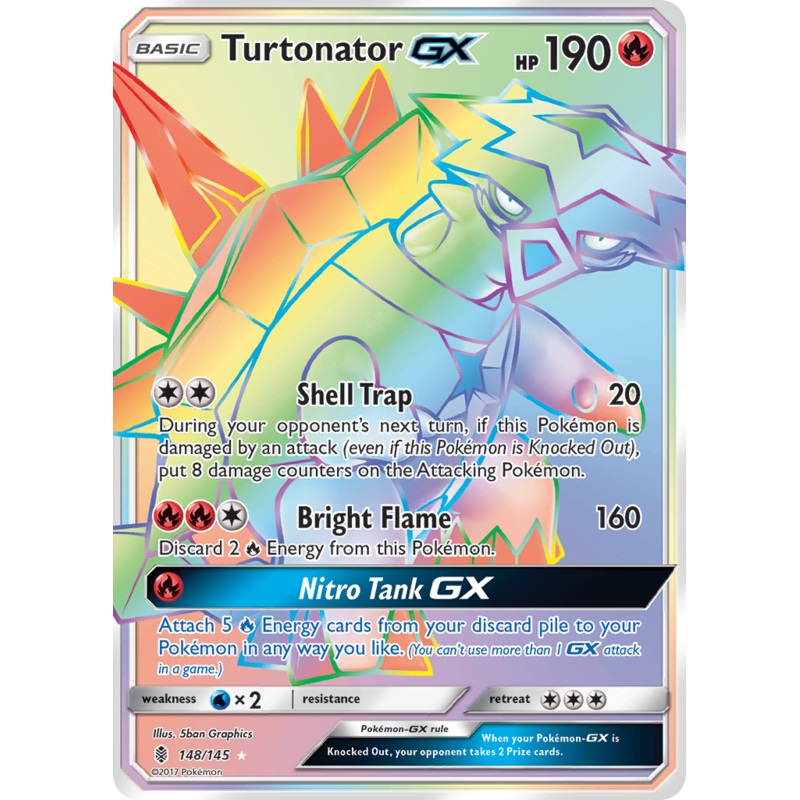 Turtonator GX (148/145) [Sun & Moon: Guardians Rising]