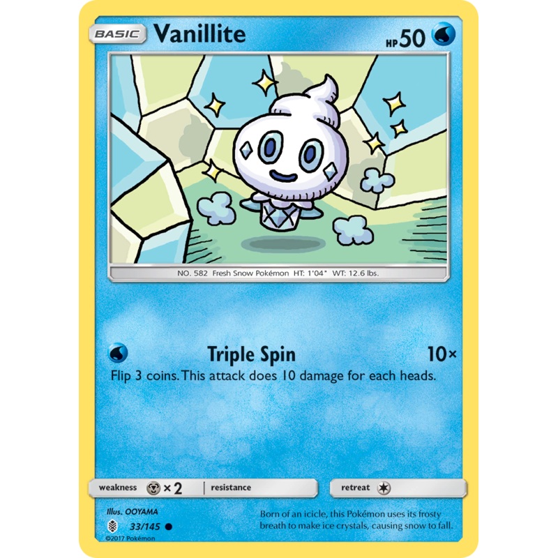 Vanillite (33/145) [Sun & Moon: Guardians Rising]