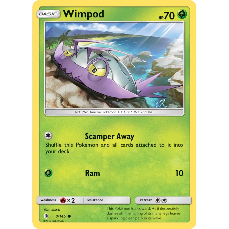 Wimpod (8/145) [Sun & Moon: Guardians Rising]