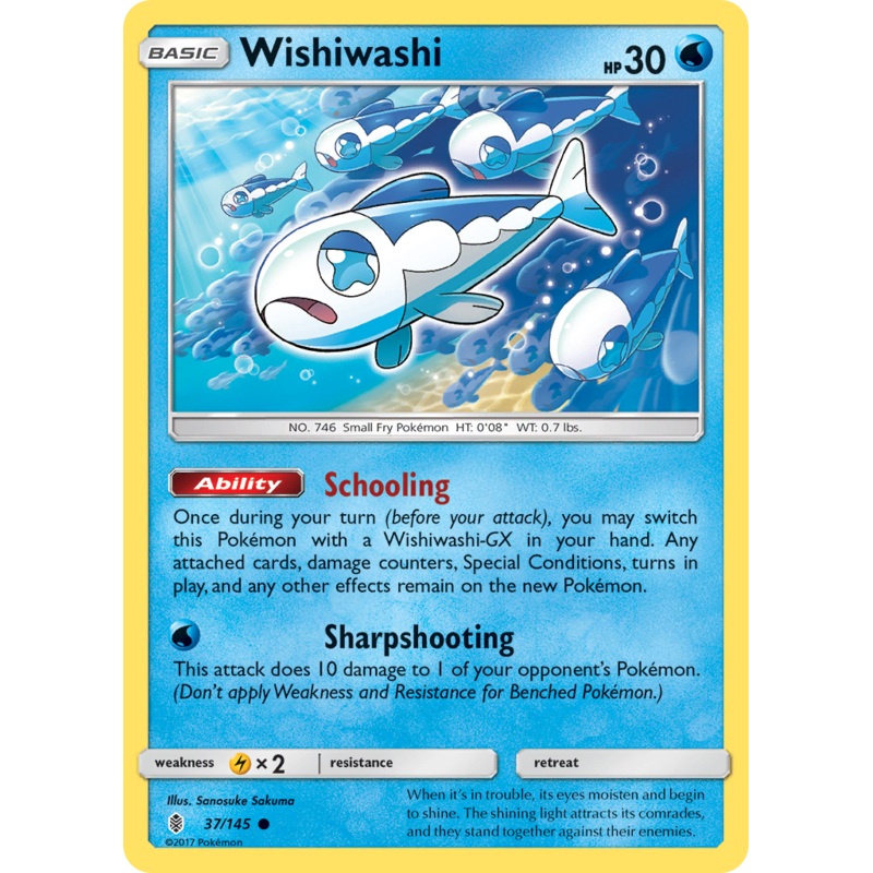 Wishiwashi (37/145) [Sun & Moon: Guardians Rising]