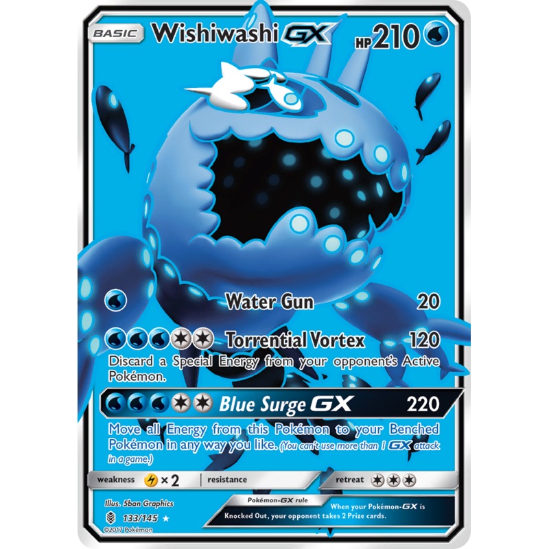 Wishiwashi GX (133/145) [Sun & Moon: Guardians Rising]
