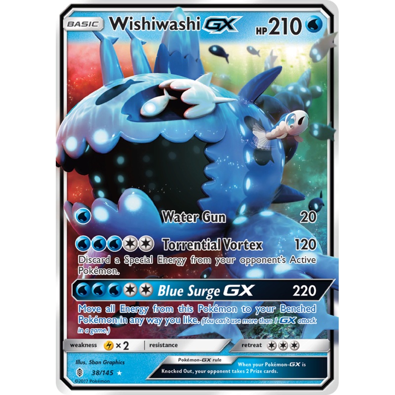 Wishiwashi GX (38/145) [Sun & Moon: Guardians Rising]