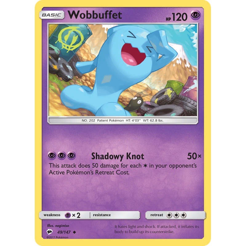Wobbuffet (49/147) [Sun & Moon: Burning Shadows]