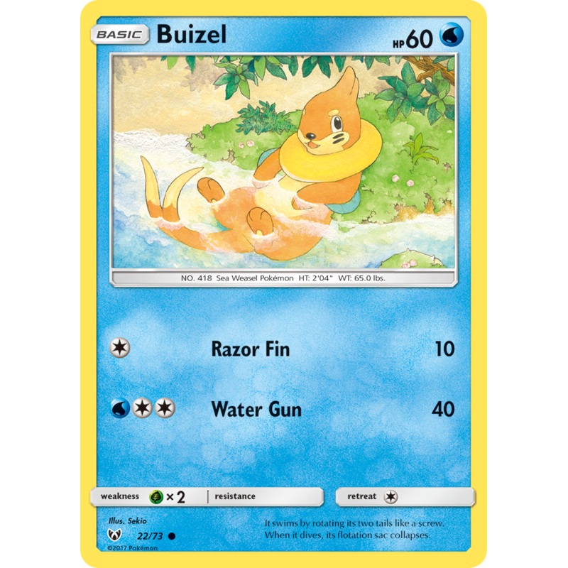 Buizel (22/73) [Sun & Moon: Shining Legends]