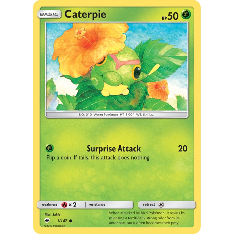Caterpie (1/147) [Sun & Moon: Burning Shadows]