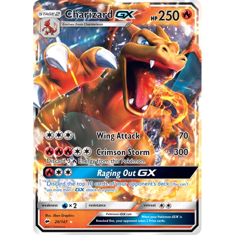 Charizard GX (20/147) [Sun & Moon: Burning Shadows]