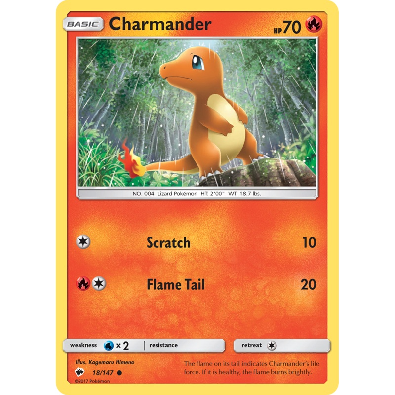 Charmander (18/147) [Sun & Moon: Burning Shadows]