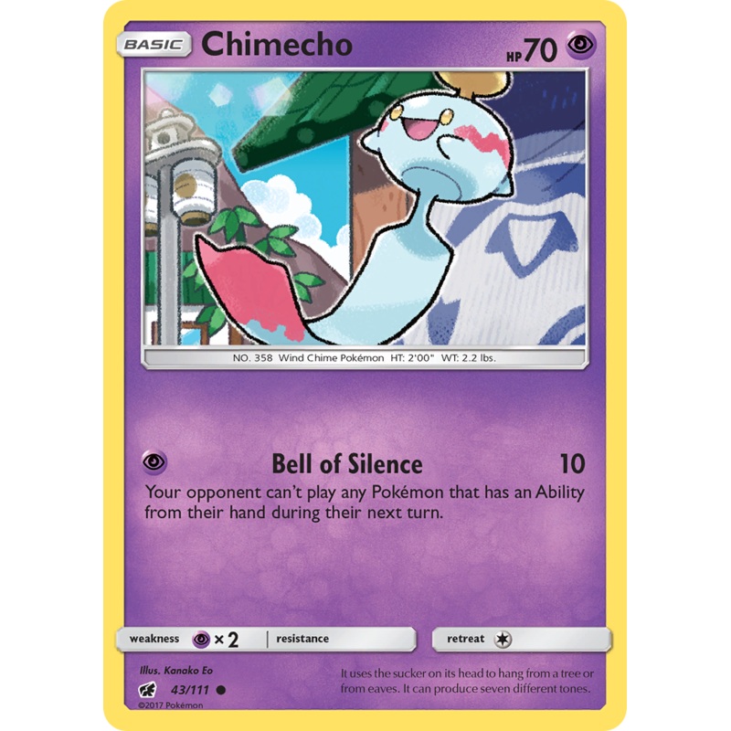 Chimecho (43/111) [Sun & Moon: Crimson Invasion]
