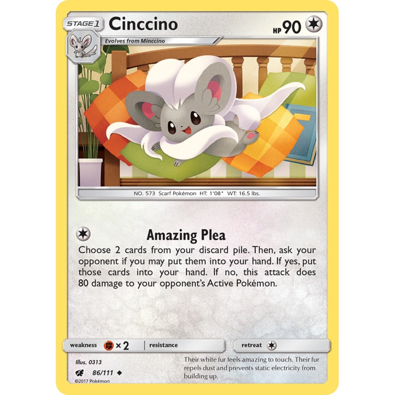 Cinccino (86/111) [Sun & Moon: Crimson Invasion]