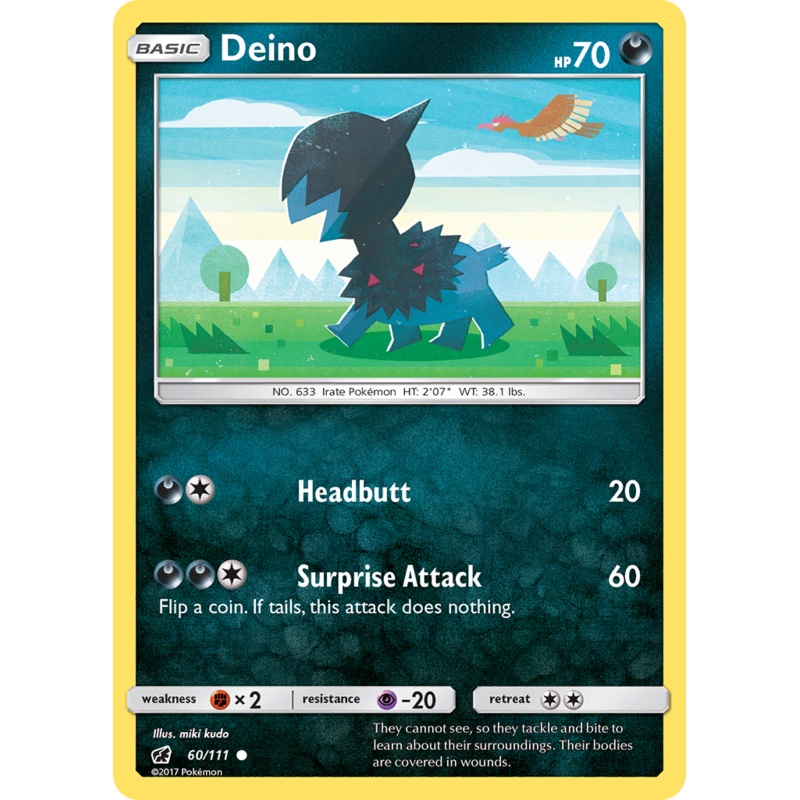 Deino (60/111) [Sun & Moon: Crimson Invasion]