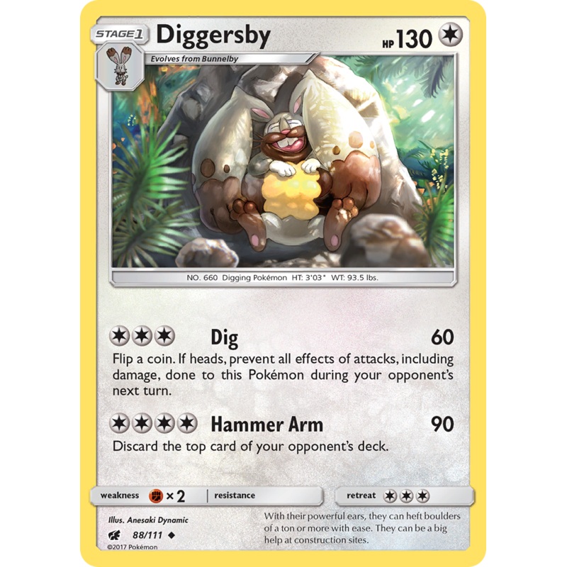 Diggersby (88/111) [Sun & Moon: Crimson Invasion]