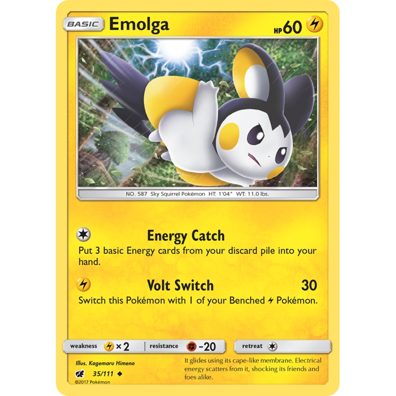 Emolga (35/111) [Sun & Moon: Crimson Invasion]