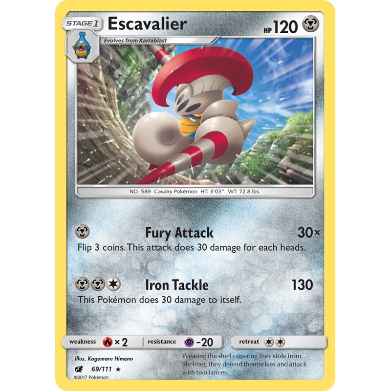 Escavalier (69/111) [Sun & Moon: Crimson Invasion]