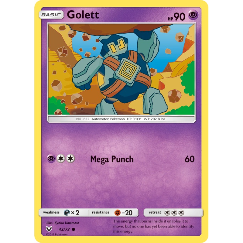 Golett (43/73) [Sun & Moon: Shining Legends]