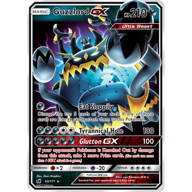 Guzzlord GX (63/111) [Sun & Moon: Crimson Invasion]