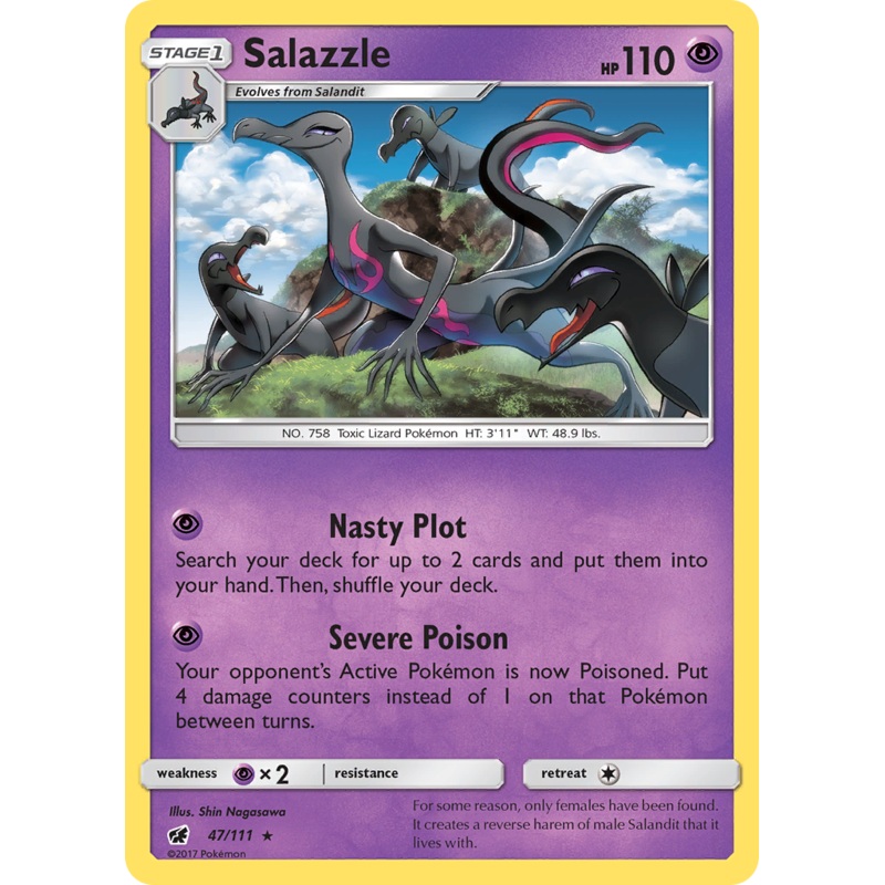 Salazzle (47/111) [Sun & Moon: Crimson Invasion]
