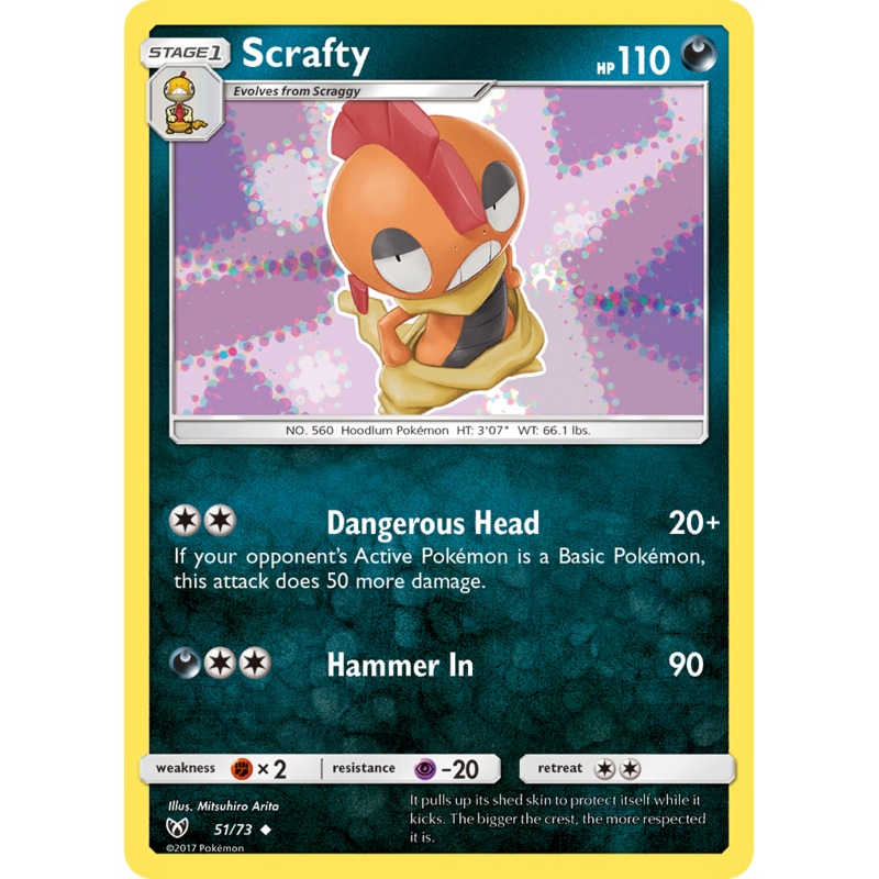 Scrafty (51/73) [Sun & Moon: Shining Legends]