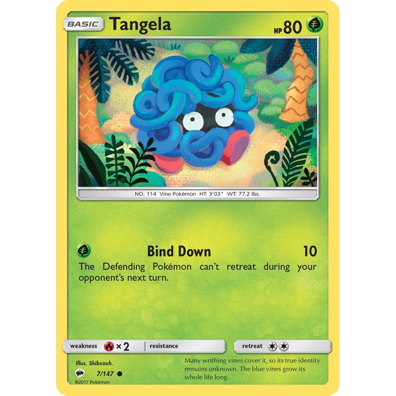 Tangela (7/147) [Sun & Moon: Burning Shadows]