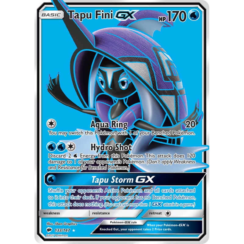 Tapu Fini GX (133/147) [Sun & Moon: Burning Shadows]