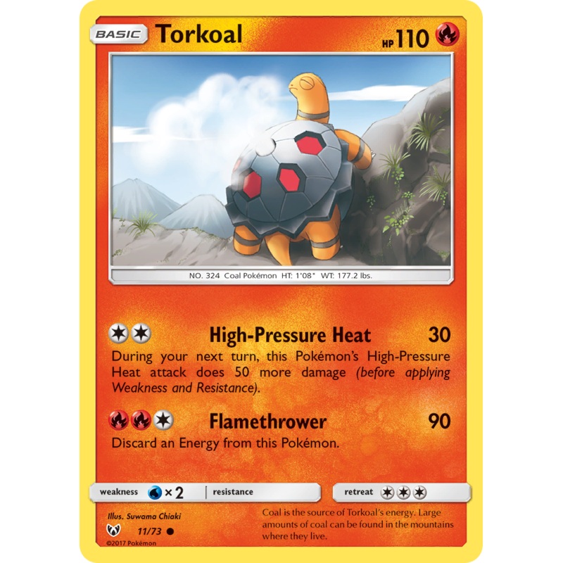 Torkoal (11/73) [Sun & Moon: Shining Legends]