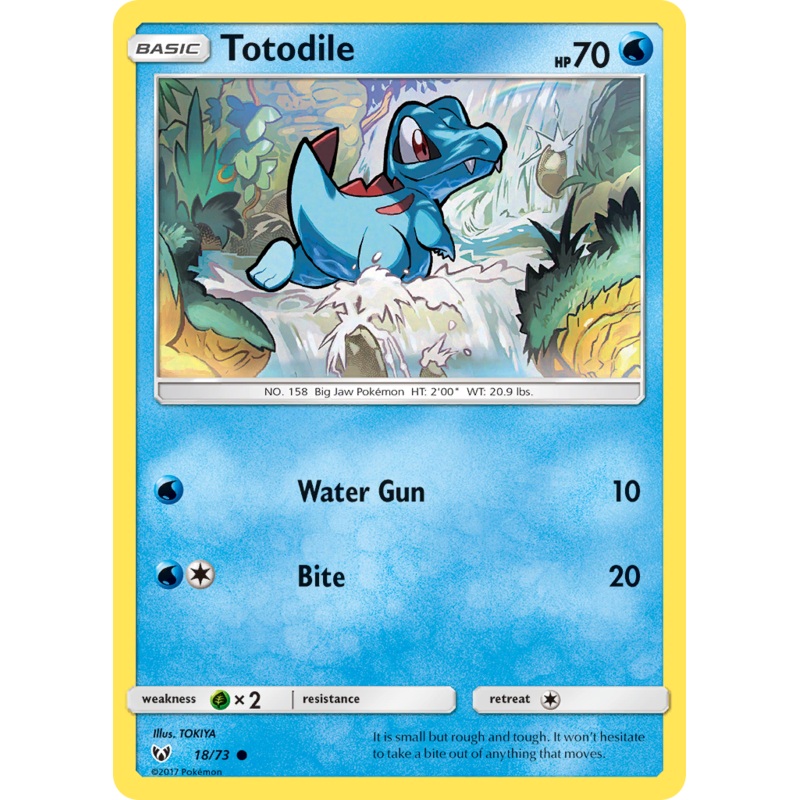 Totodile (18/73) [Sun & Moon: Shining Legends]