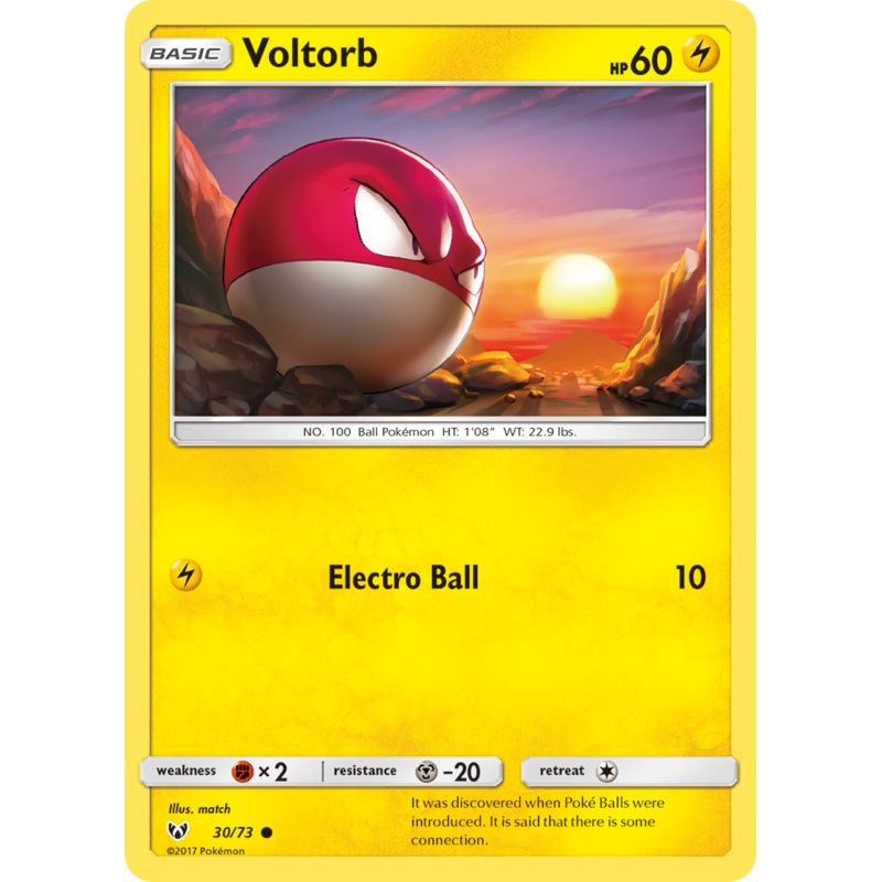 Voltorb (30/73) [Sun & Moon: Shining Legends]