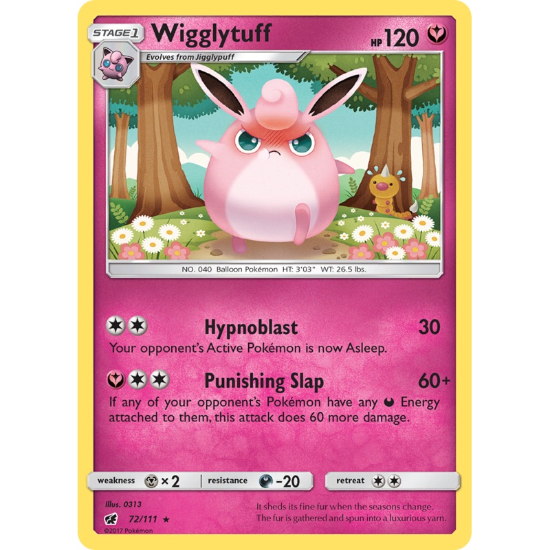 Wigglytuff (72/111) [Sun & Moon: Crimson Invasion]