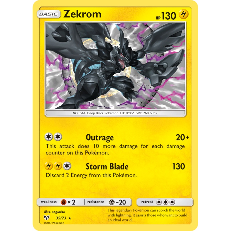 Zekrom (35/73) [Sun & Moon: Shining Legends]