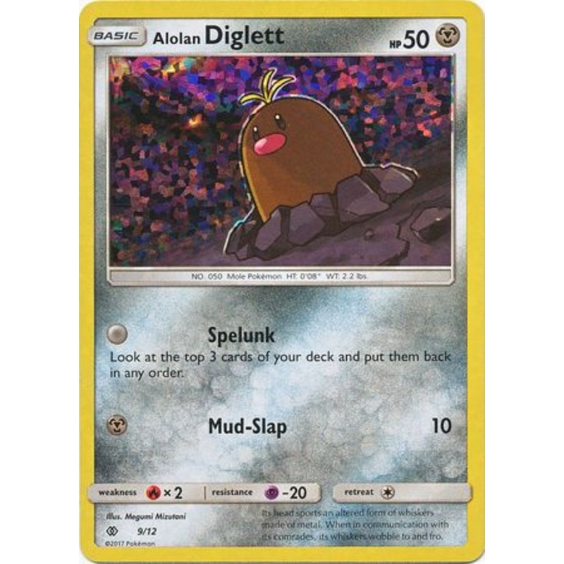 Alolan Diglett (9/12) [McDonald's Promos: 2017 Collection]