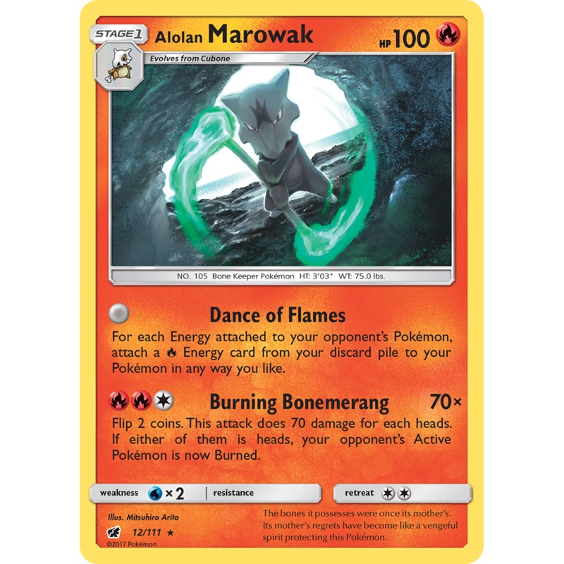 Alolan Marowak (12/111) [Sun & Moon: Crimson Invasion]