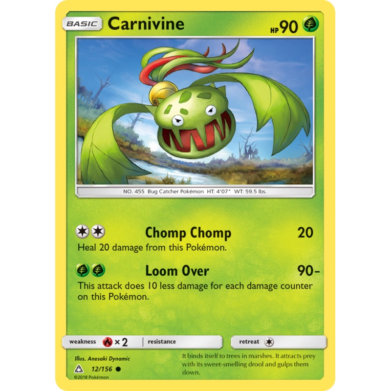 Carnivine (12/156) [Sun & Moon: Ultra Prism]