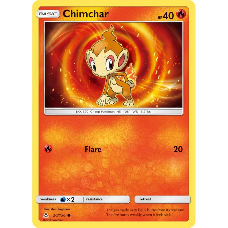Chimchar (20/156) [Sun & Moon: Ultra Prism]