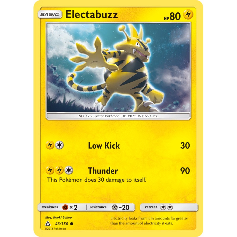Electabuzz (43/156) [Sun & Moon: Ultra Prism]