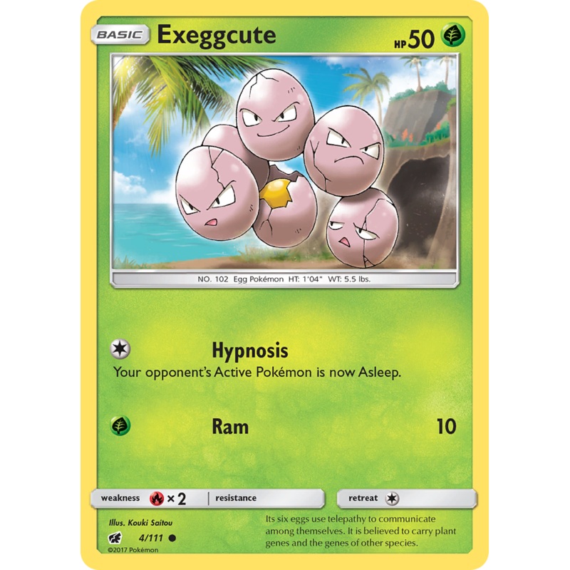 Exeggcute (4/111) [Sun & Moon: Crimson Invasion]