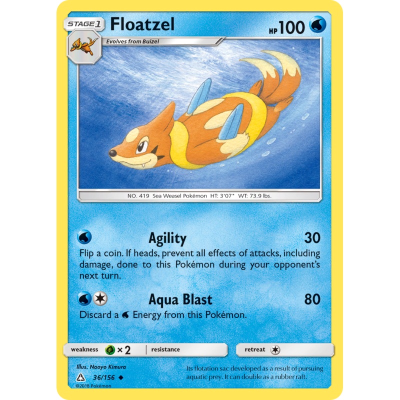 Floatzel (36/156) [Sun & Moon: Ultra Prism]
