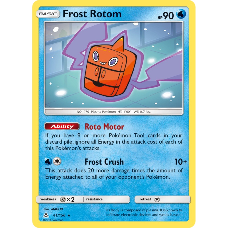 Frost Rotom (41/156) [Sun & Moon: Ultra Prism]