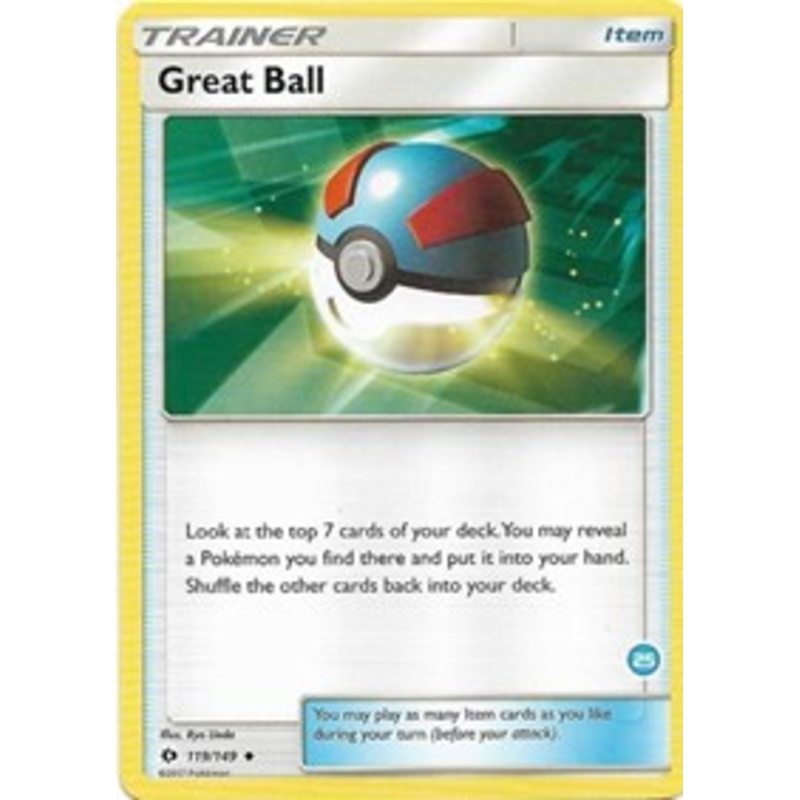 Great Ball (119/149) (Deck Exclusive #25) [Sun & Moon: Trainer Kit - Alolan Ninetales]