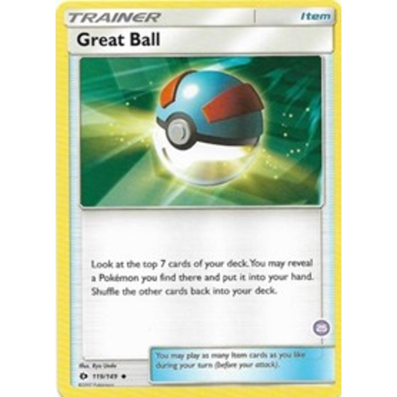 Great Ball (119/149) (Deck Exclusive #25) [Sun & Moon: Trainer Kit - Alolan Sandslash]