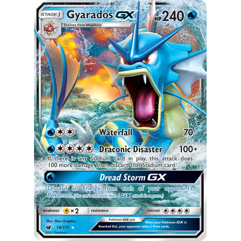 Gyarados GX (18/111) [Sun & Moon: Crimson Invasion]