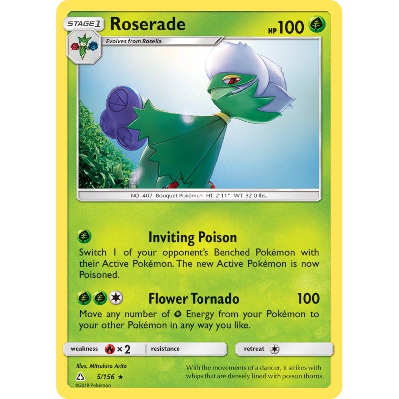 Roserade (5/156) [Sun & Moon: Ultra Prism]