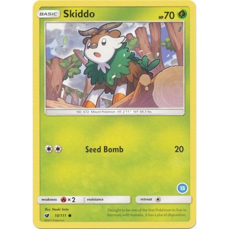 Skiddo (10/111) (Deck Exclusive #13) [Sun & Moon: Trainer Kit - Alolan Ninetales]