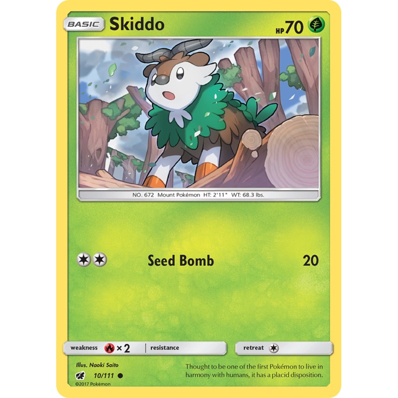 Skiddo (10/111) [Sun & Moon: Crimson Invasion]