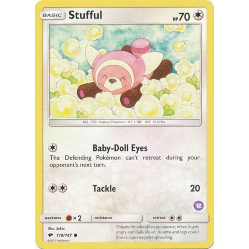 Stufful (110/147) (Deck Exclusive #12) [Sun & Moon: Trainer Kit - Alolan Sandslash]
