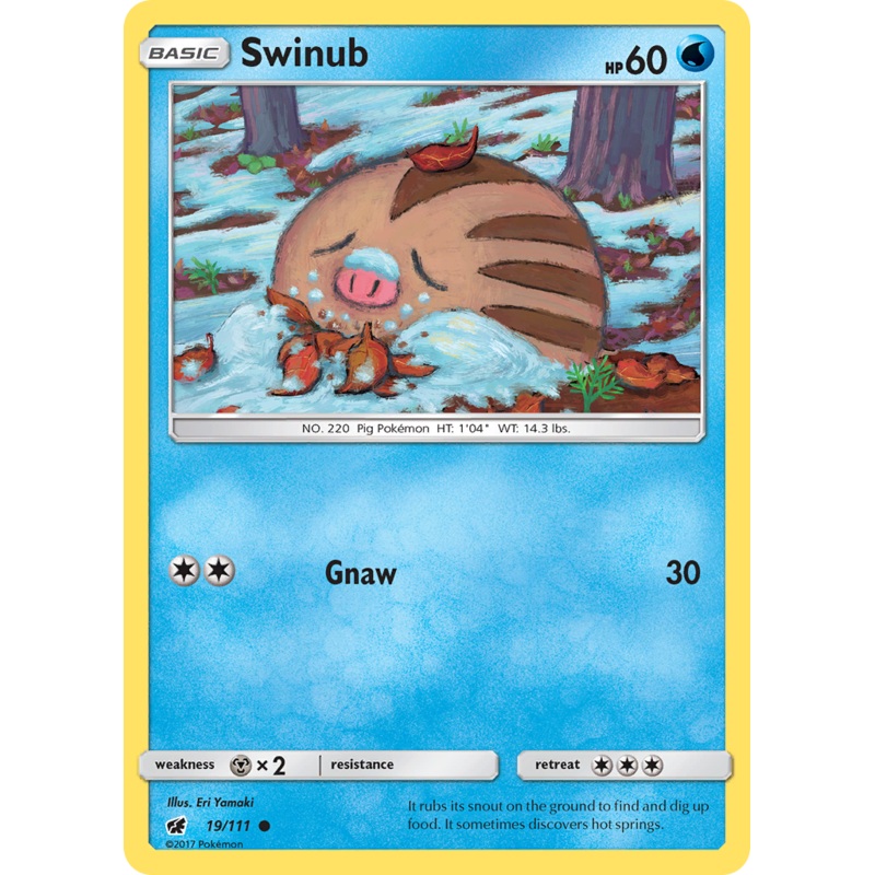 Swinub (19/111) [Sun & Moon: Crimson Invasion]